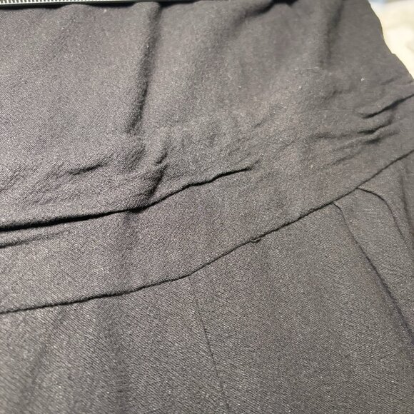 One Shoulder Linen Jumpsuit Romper‎ Large Wide Leg Vacation Tropical Cruise - Picture 5 of 12